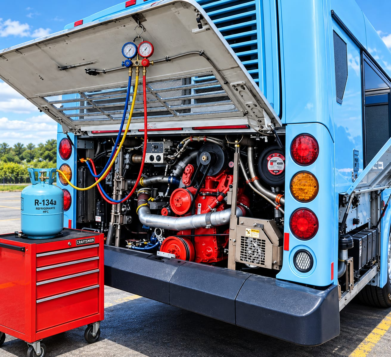 Aire Acondicionado para buses y microbuses - trabajo 9
