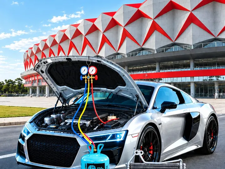Servicio de aire acondicionado automotriz